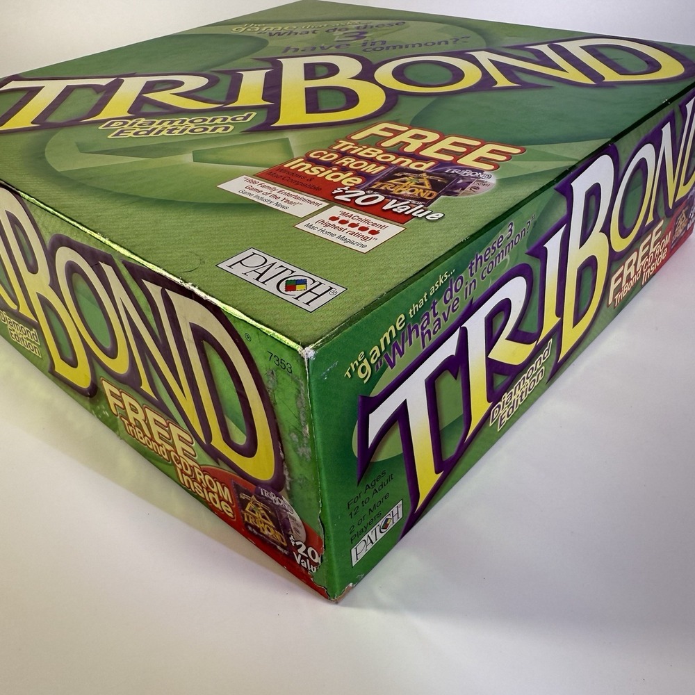 Patch Prod Boardgame TriBond (2000 Diamond Ed) Box VG/VG+ - Picture 5 of 13
